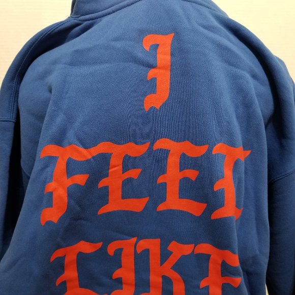 Kanye West hoodie XXL I Feel Like Pablo Ye graphic slogan pullover band merch - Picture 9 of 13